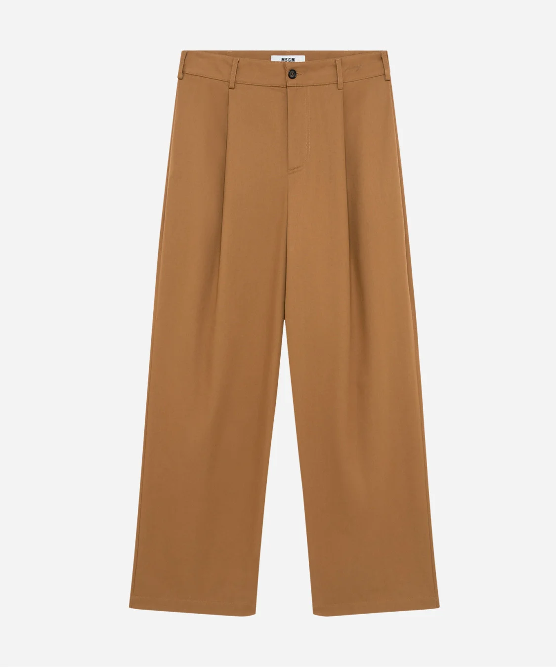 Gabardine pants with pleats - 1