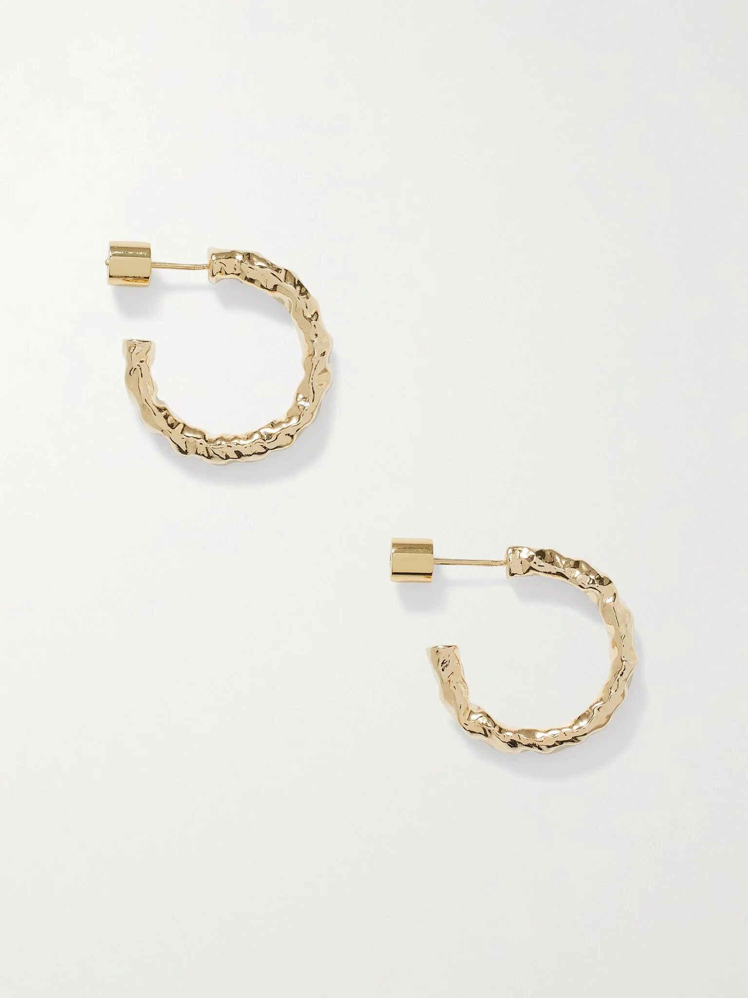 Hailey gold-plated hoop earrings Gold - 1