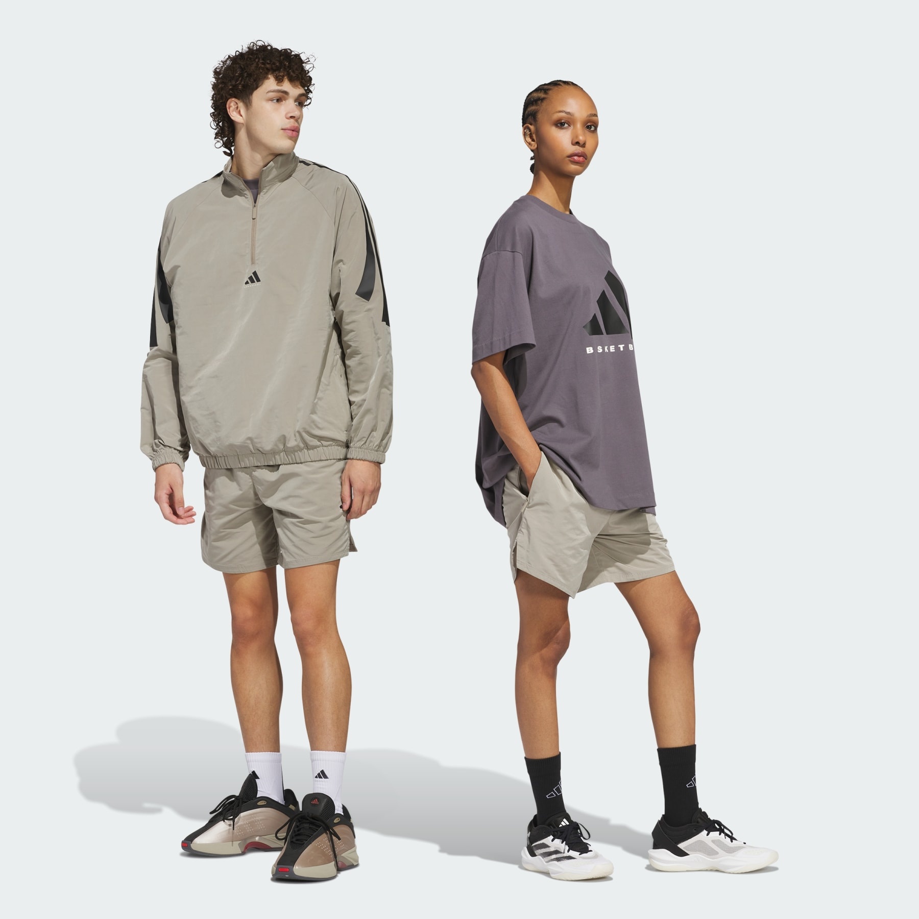 adidas Basketball Woven Shorts (Gender Neutral) - 2