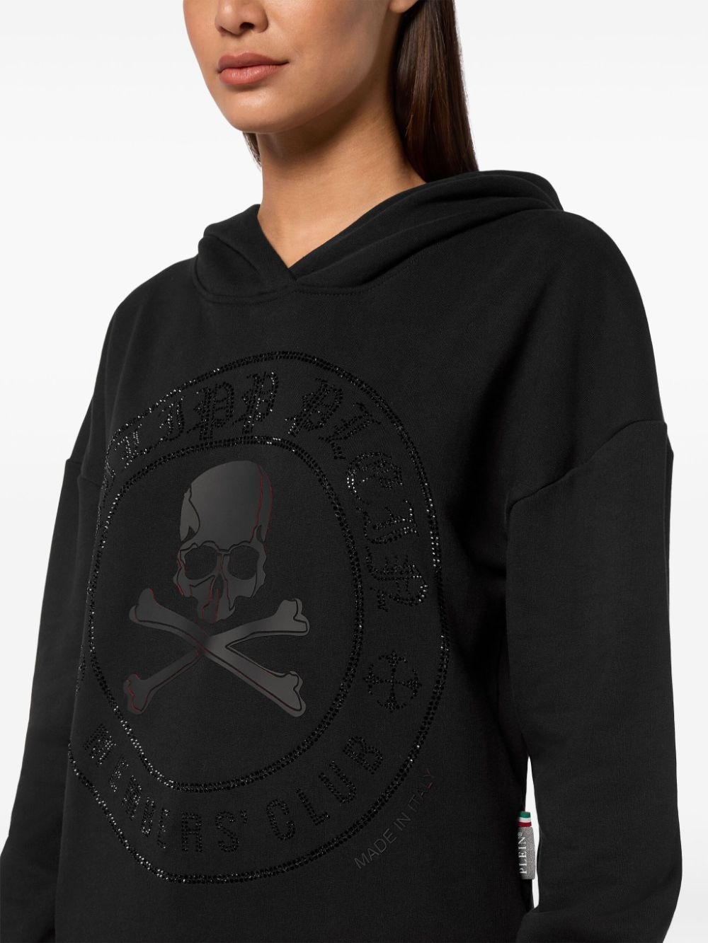 skull-print hoodie - 5