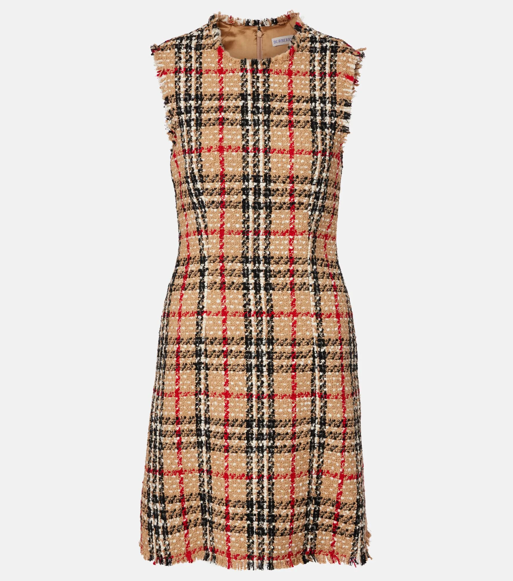 Burberry Check bouclé minidress - 1