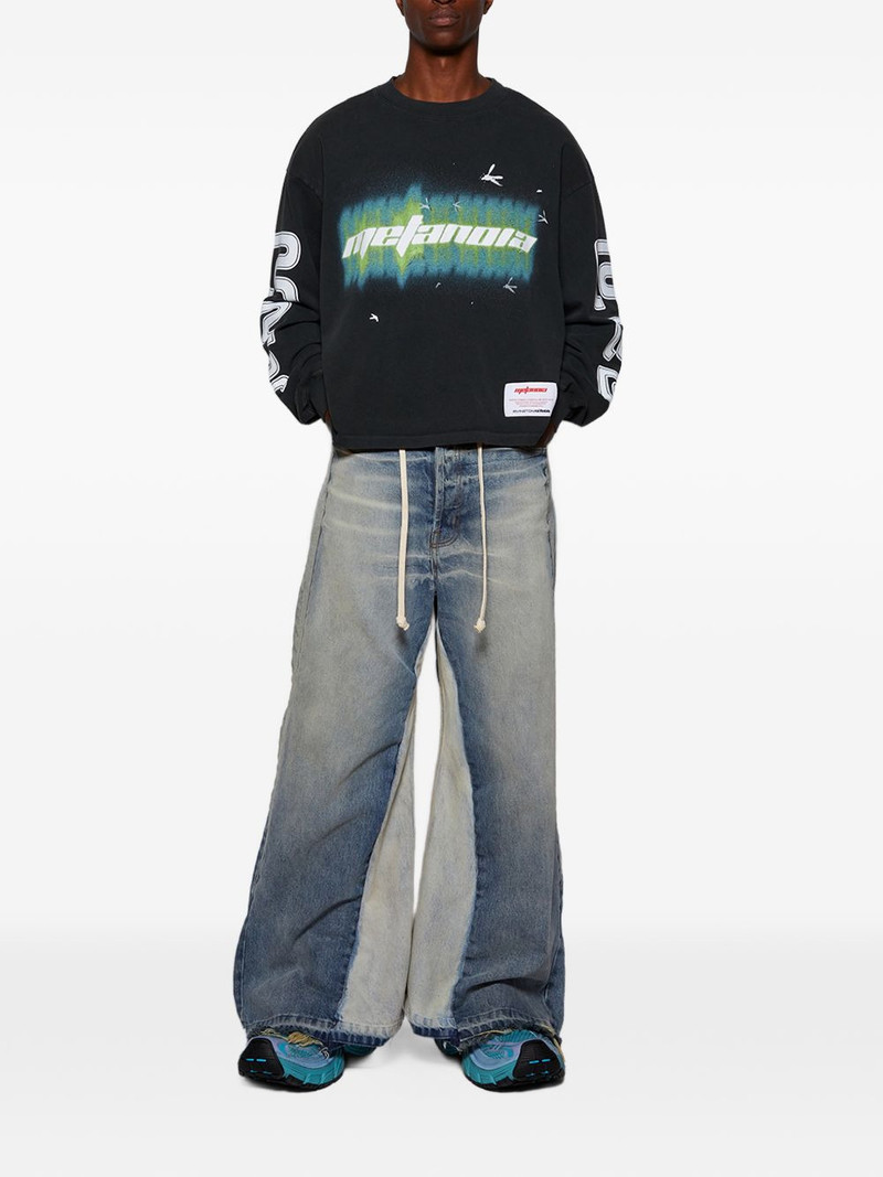 RRR123 graphic-print long-sleeve T-shirt outlook