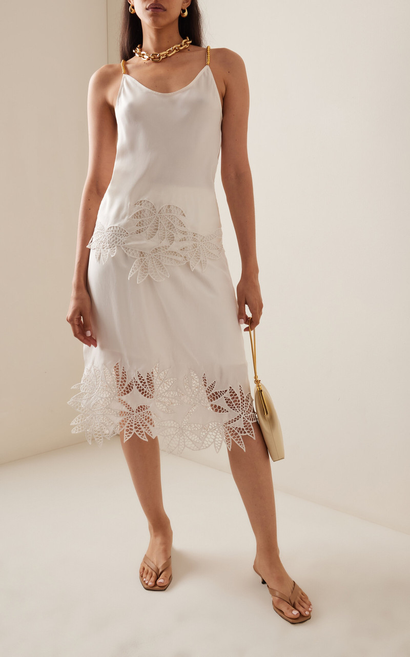 diotima Coverly Silk Skirt white outlook