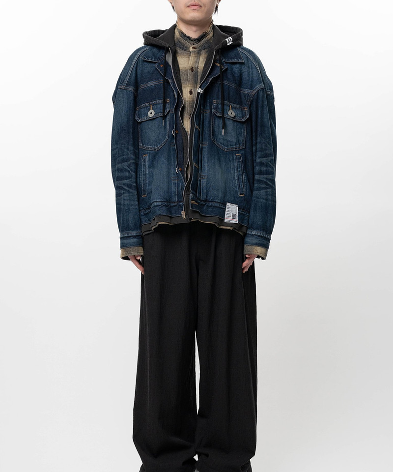 Triple Layered Denim Jacket 8