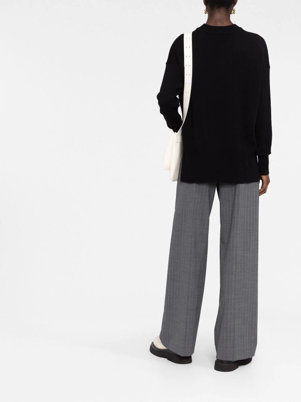 long-sleeve cashmere jumper - 4