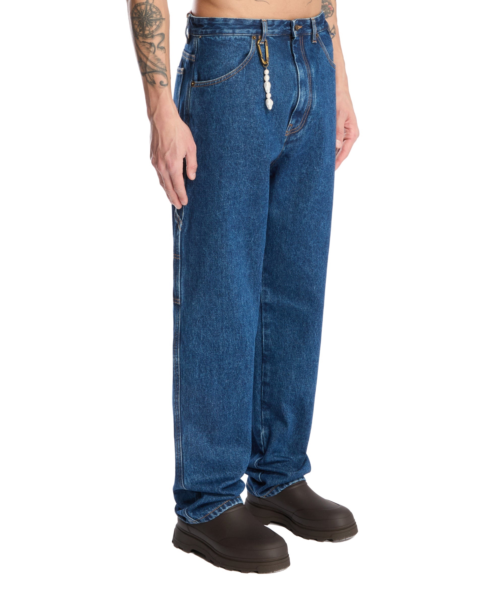 Blue Worker Jeans - 4