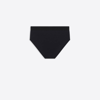 BALENCIAGA Men's Briefs in Black outlook