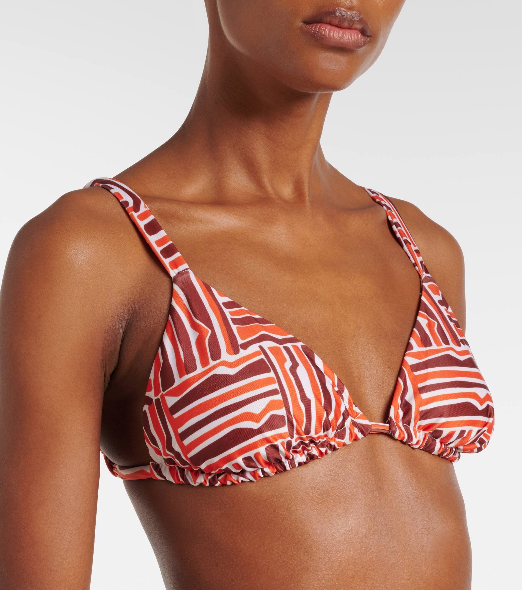 Printed bikini top - 4