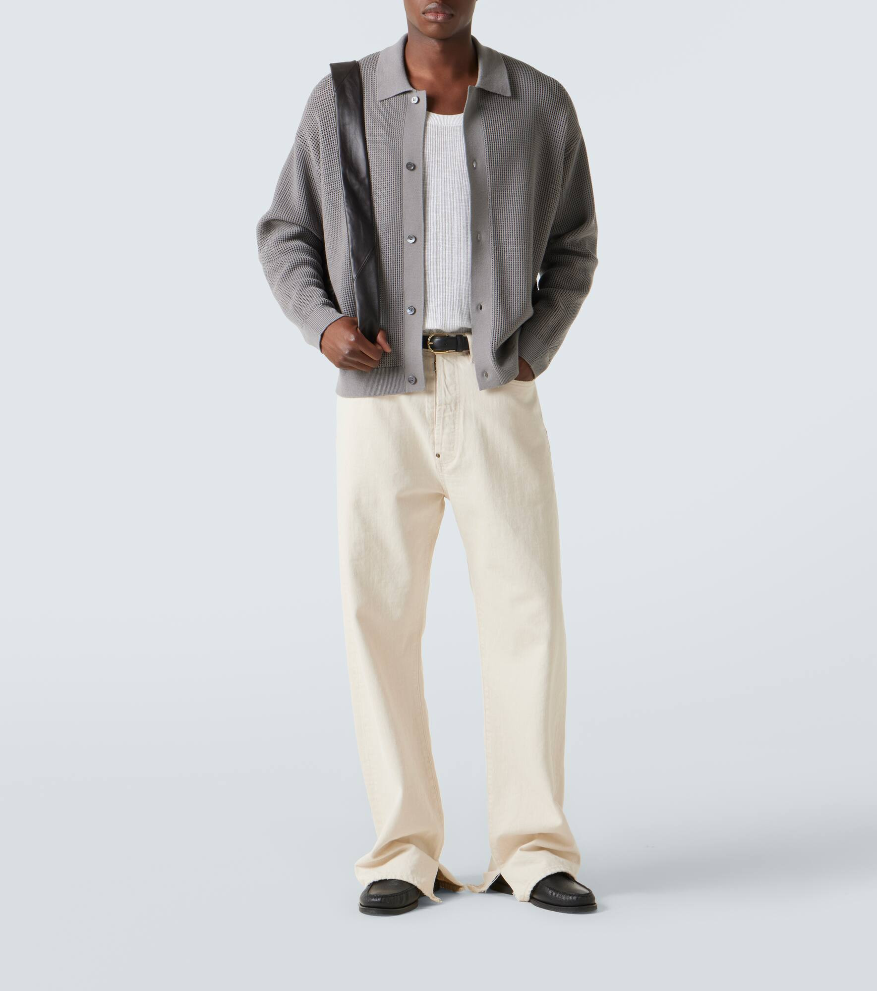 Open-knit cardigan - 2