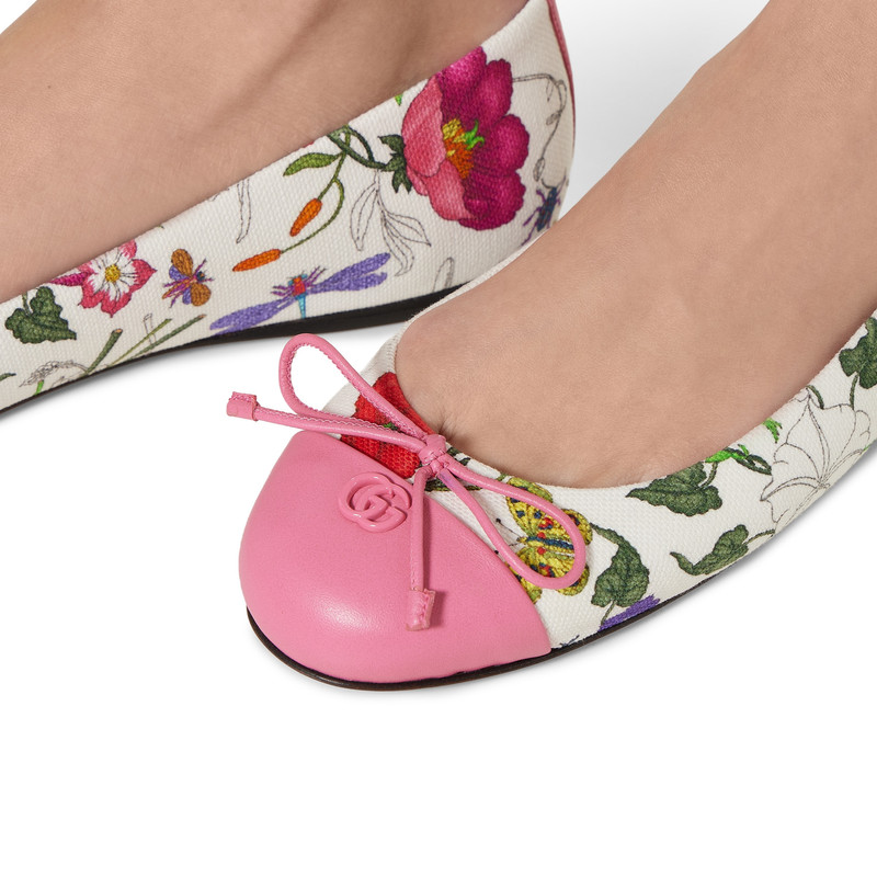 GUCCI Women's printed ballet flat outlook
