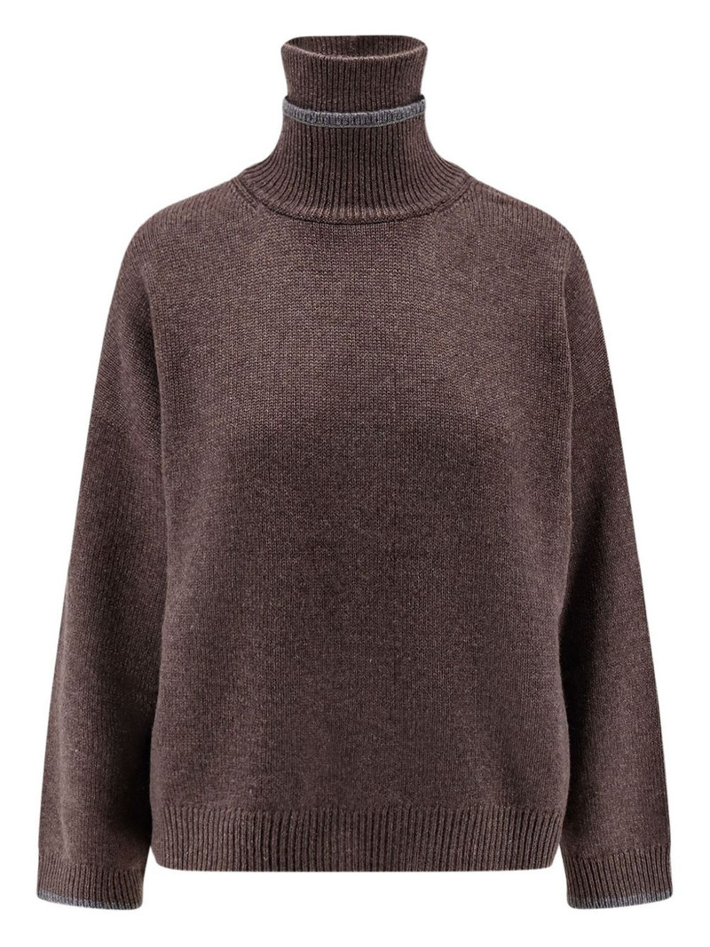 roll-neck embellished sweater 1