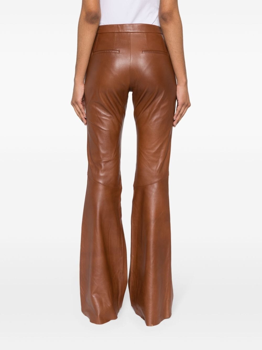 Sleek Statement leather trousers - 4