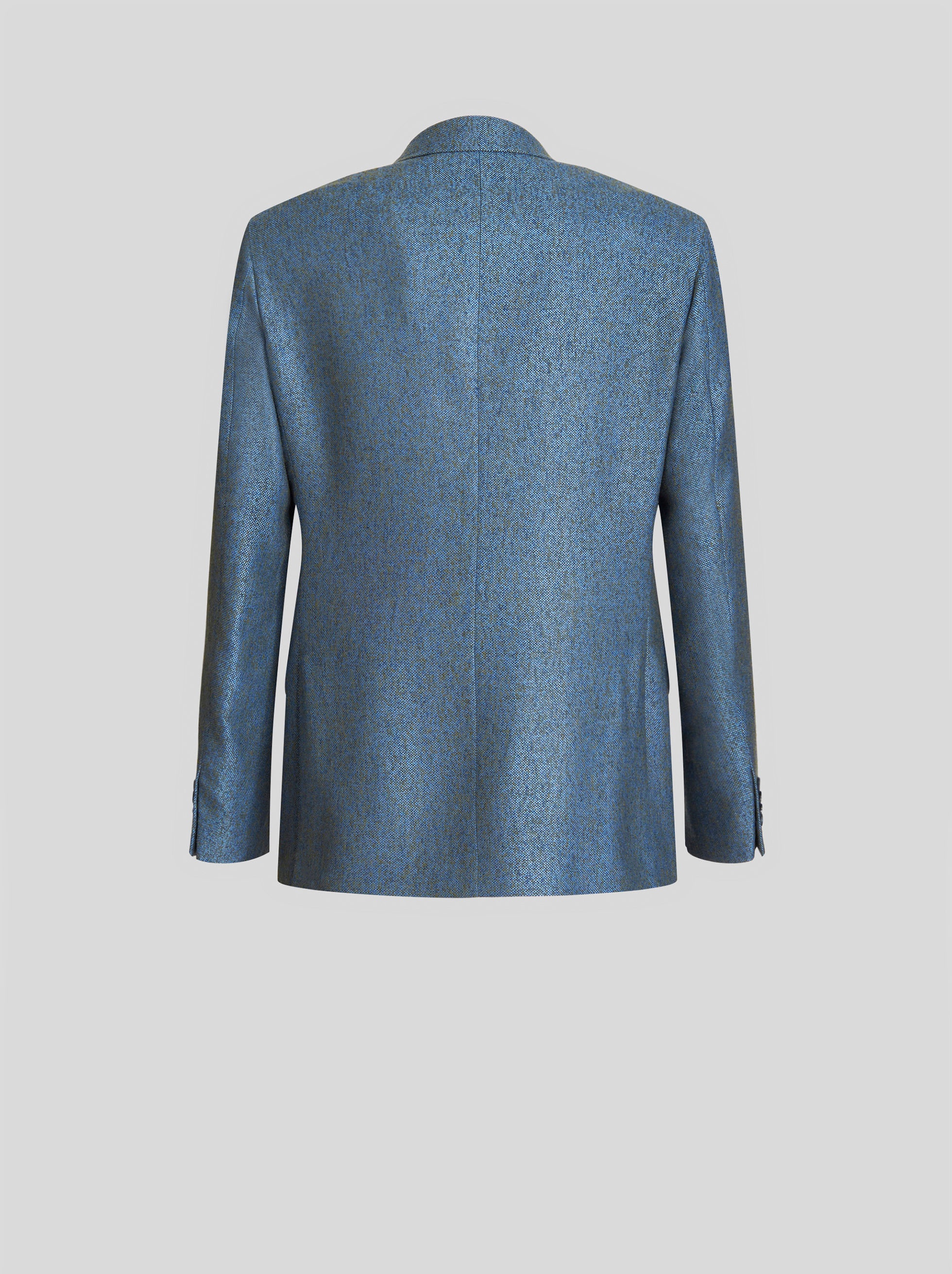 TAILORED SILK AND ALPACA JACKET - 5