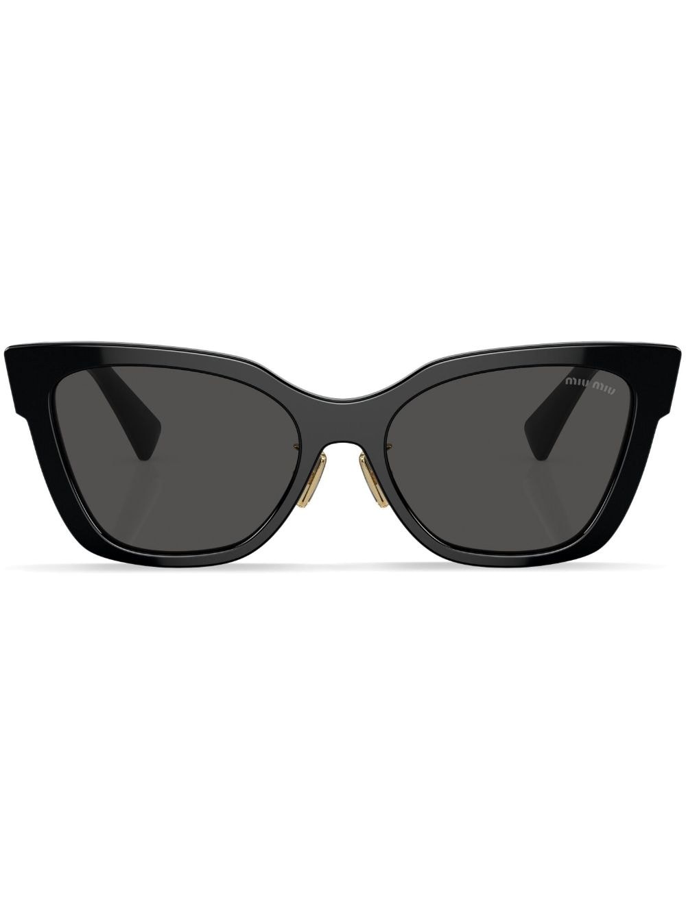 logo-lettering butterfly sunglasses - 1