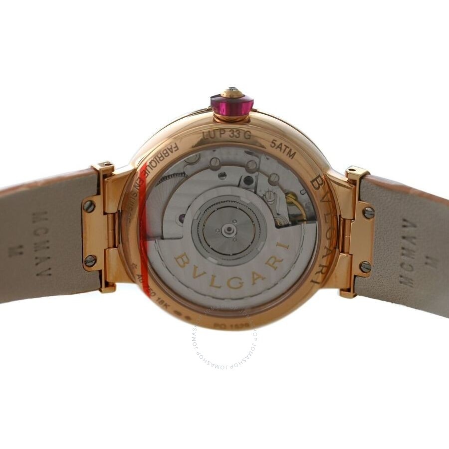 Pre-owned Bvlgari Lvcea Automatic Silver Dial Ladies Watch 102328 - 5