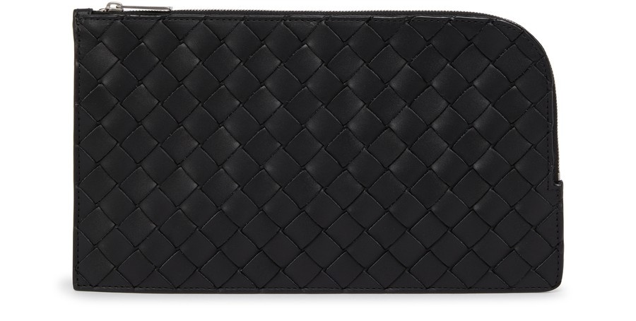 Intrecciato Crossbody Clutch Bag - 1
