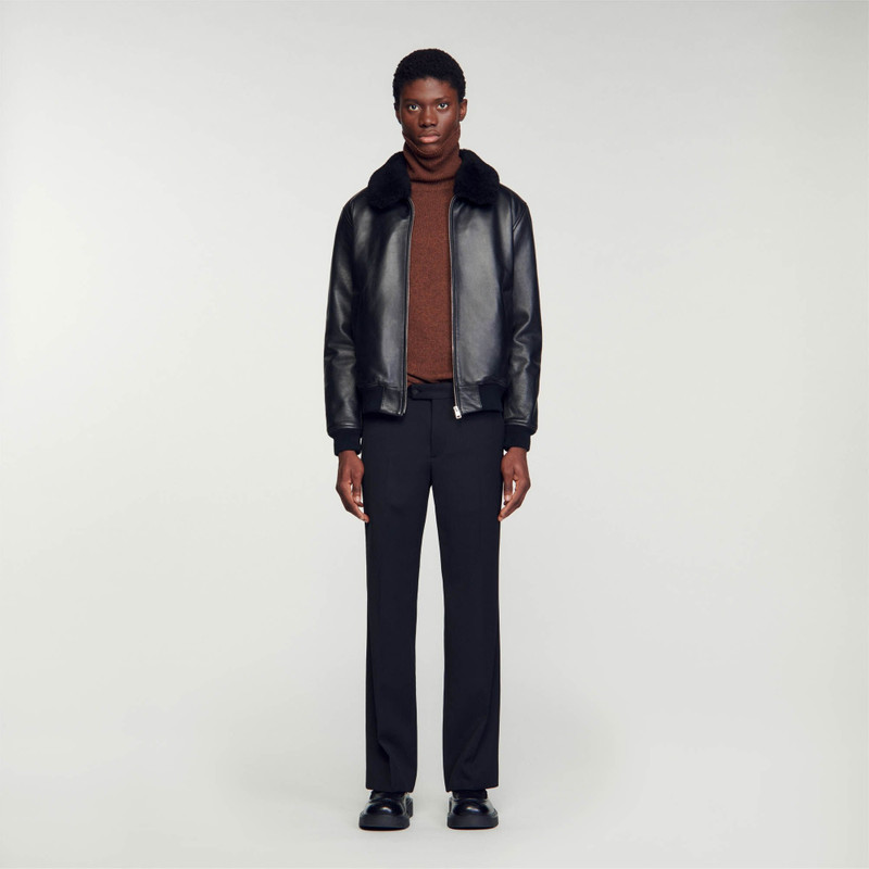 Sandro LEATHER JACKET outlook