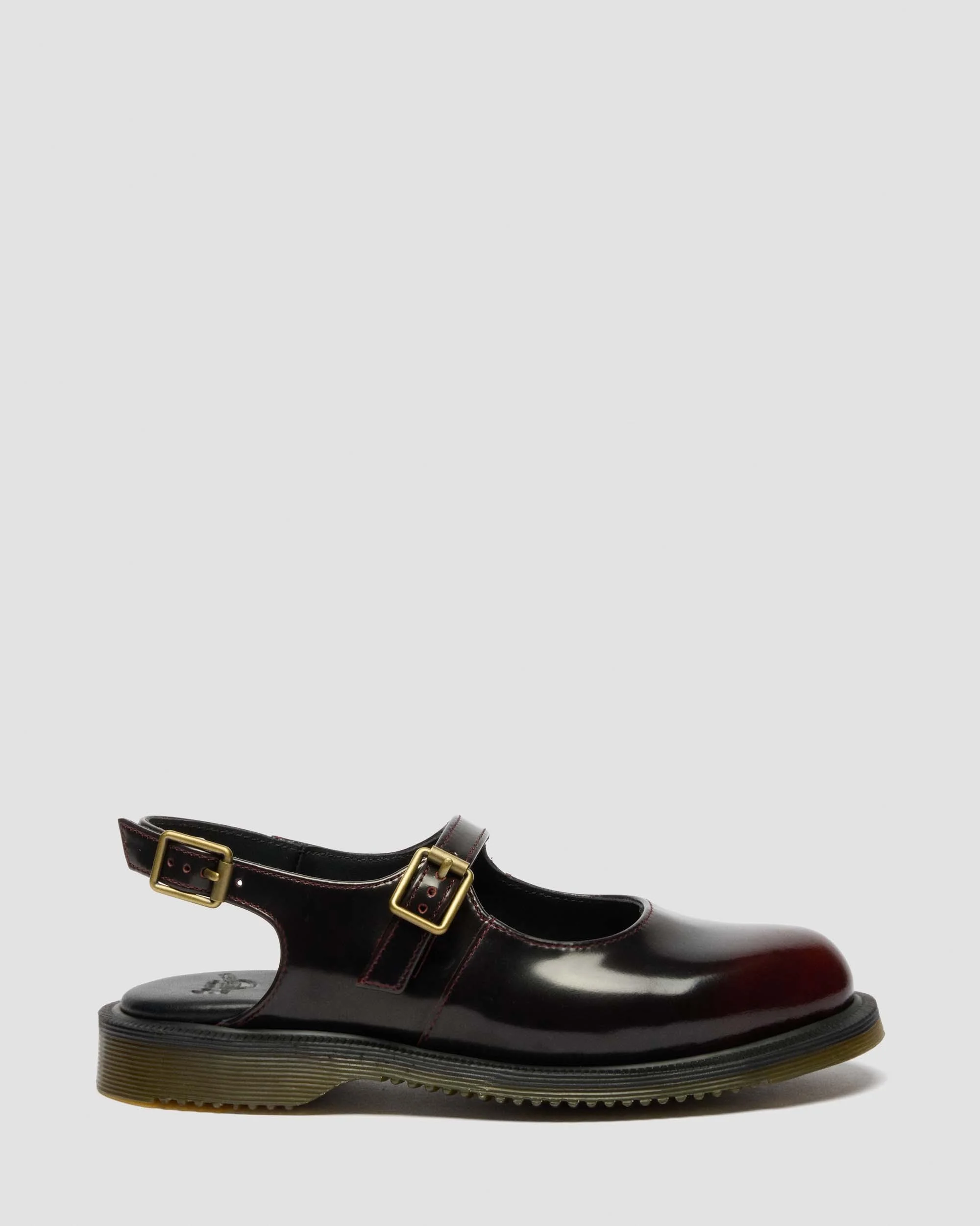 Madaline Mary Jane Rub Off Leather Sling Back Shoes - 1