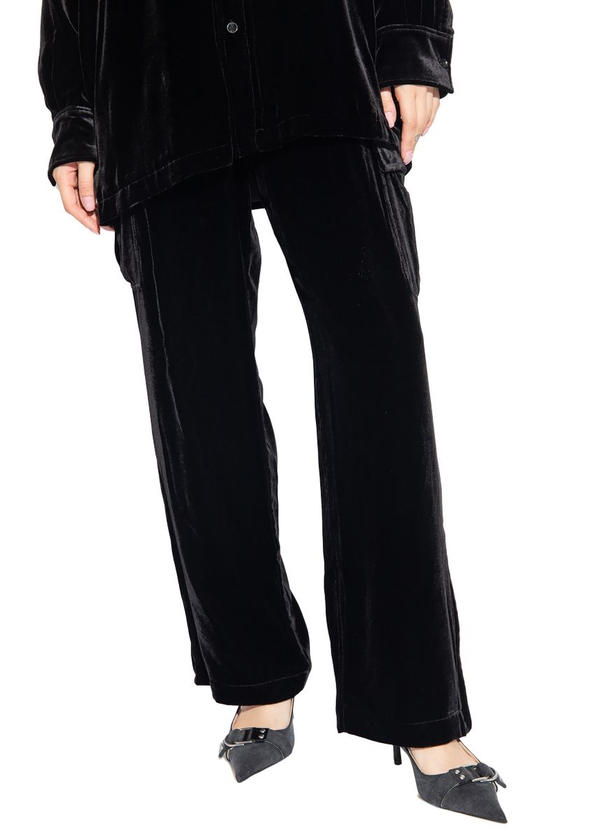 Velvet cargo trousers - 2