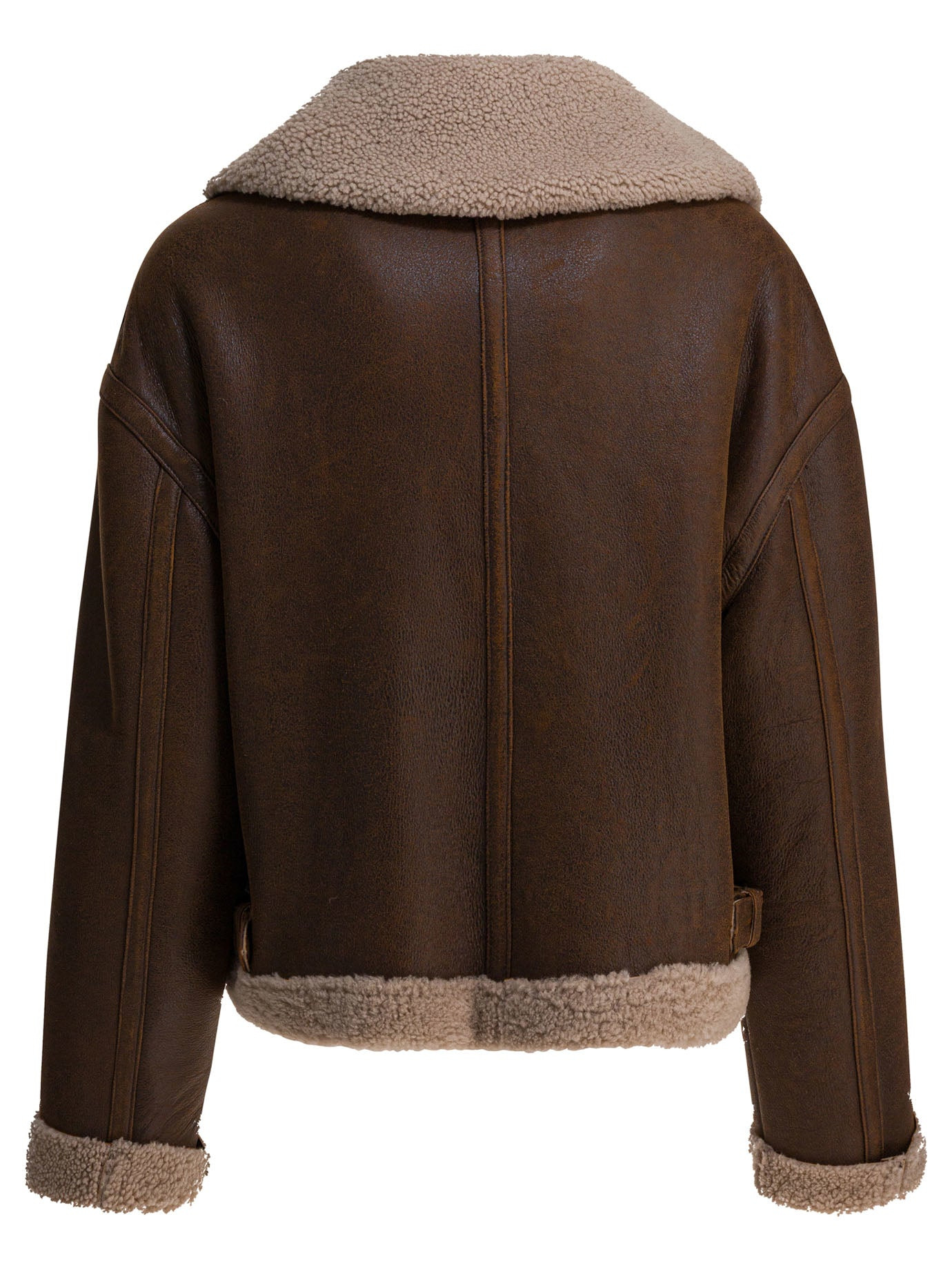Salvatore Santoro - Salvatore Santoro Suede Leather Shearling Jacket - 2