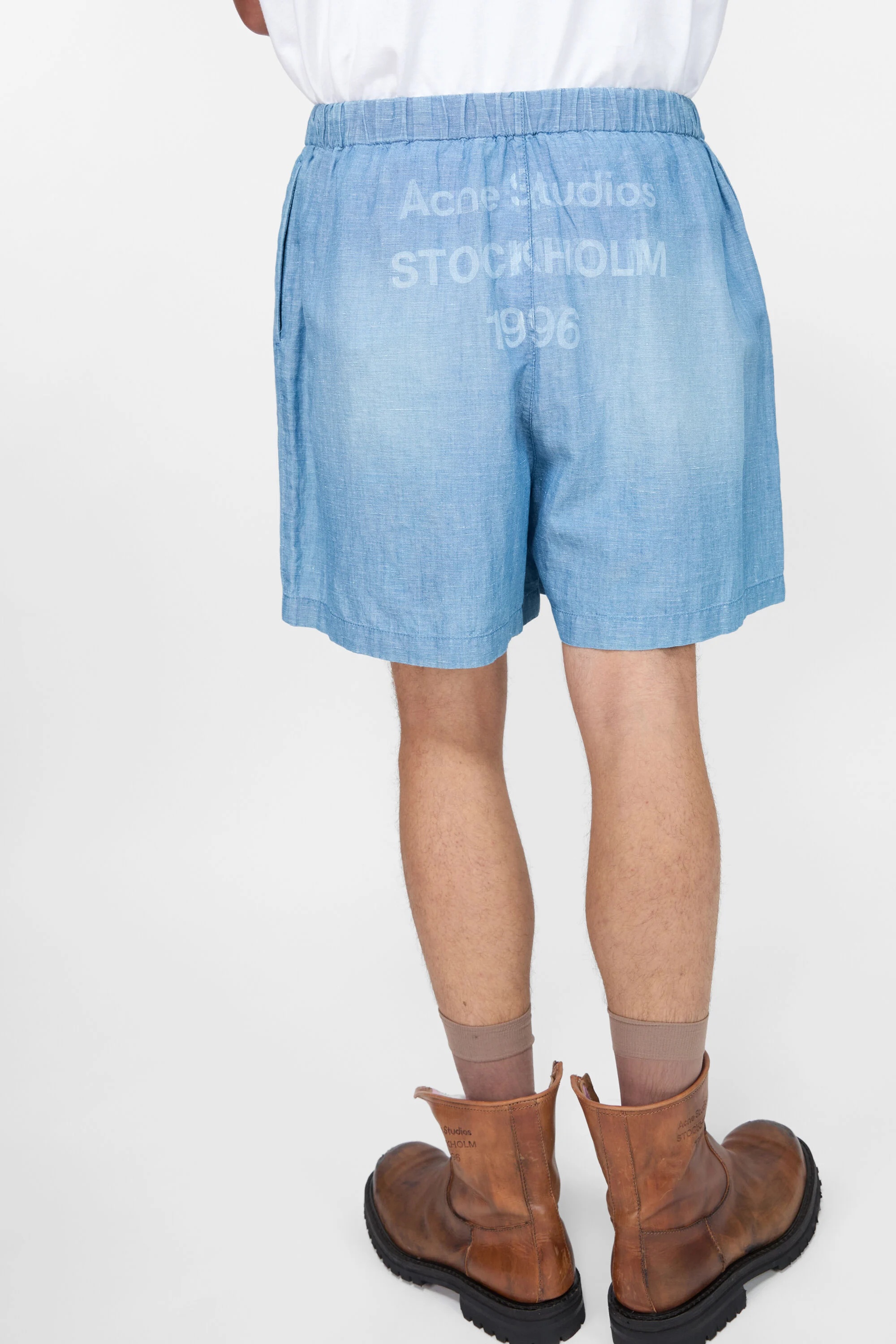 Shorts logo stamp - Mid blue - 5