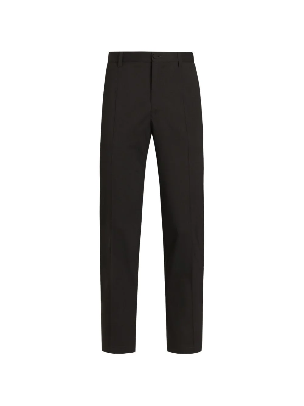 stretch wool canvas trousers - 1