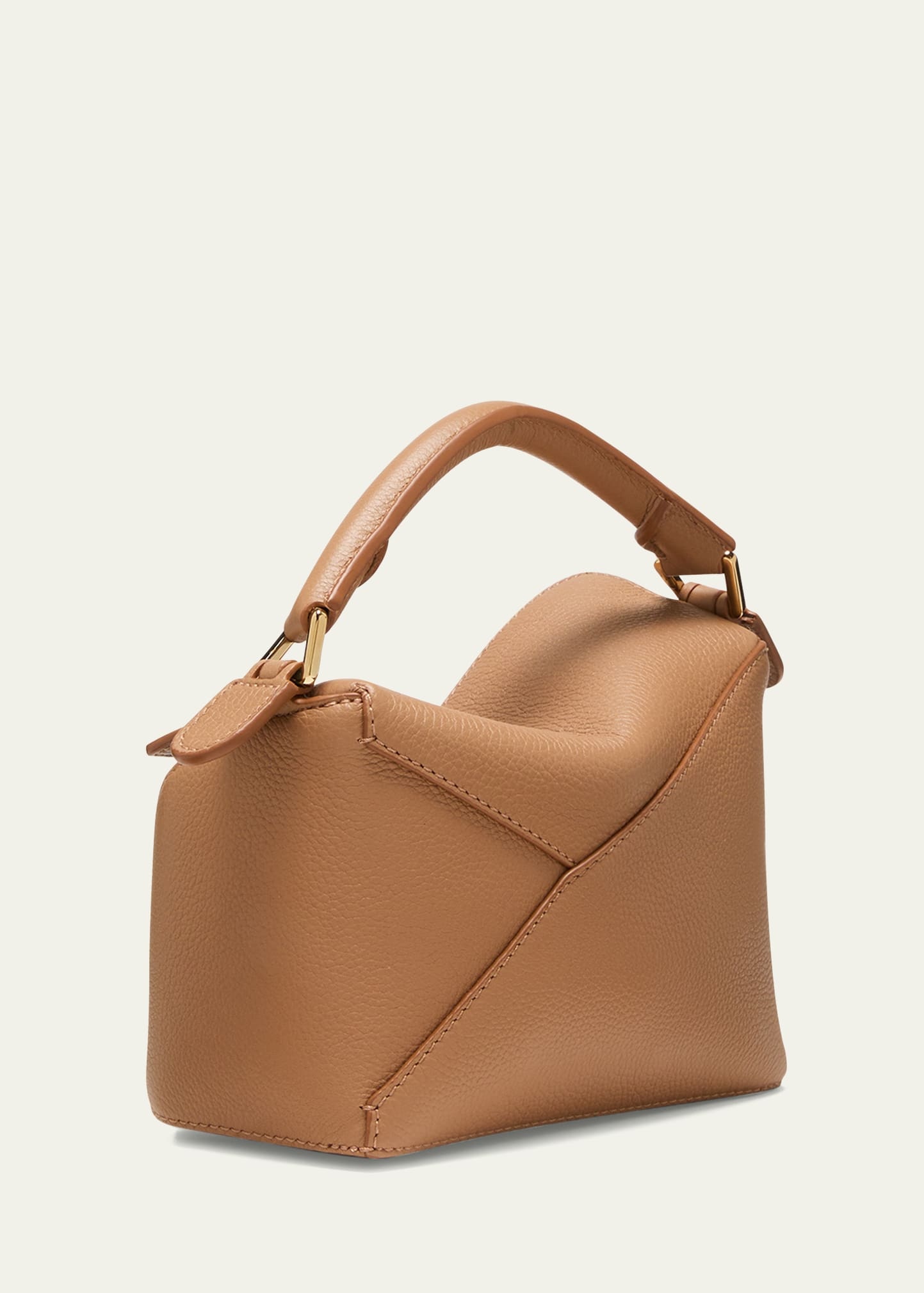 Mini Puzzle Edge Leather Shoulder Bag - 3