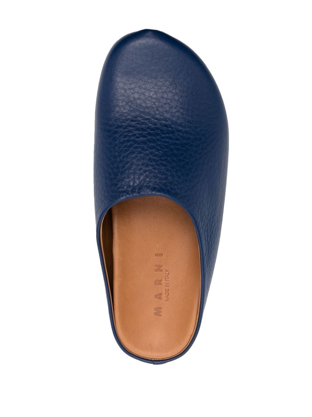 textured-leather slippers - 4