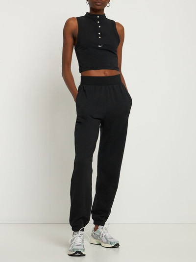 Reebok Button down cropped tank top outlook