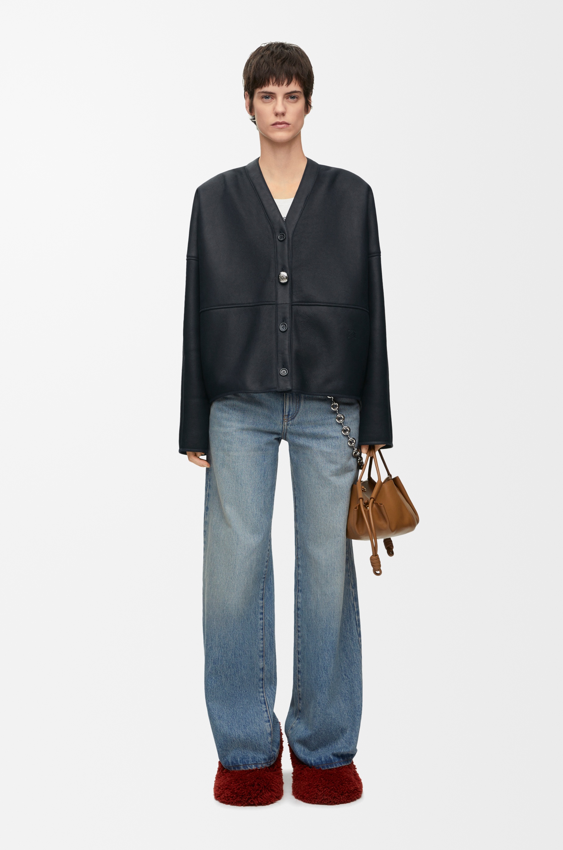 Cardigan in shearling - 2