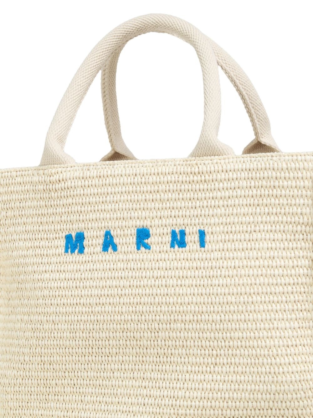 small raffia tote bag - 5