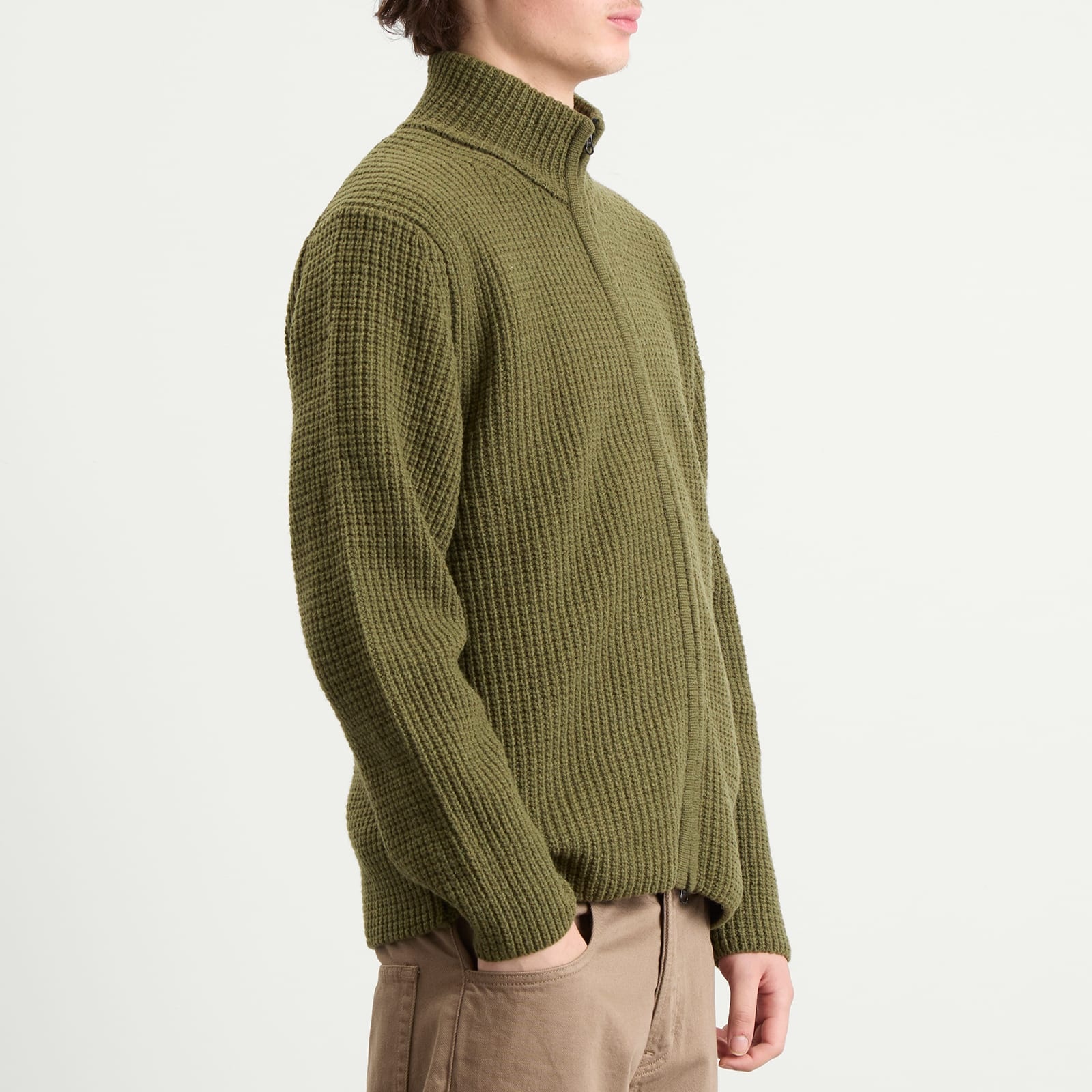 C.P. Company Lambswool Zip Cardigan - 2