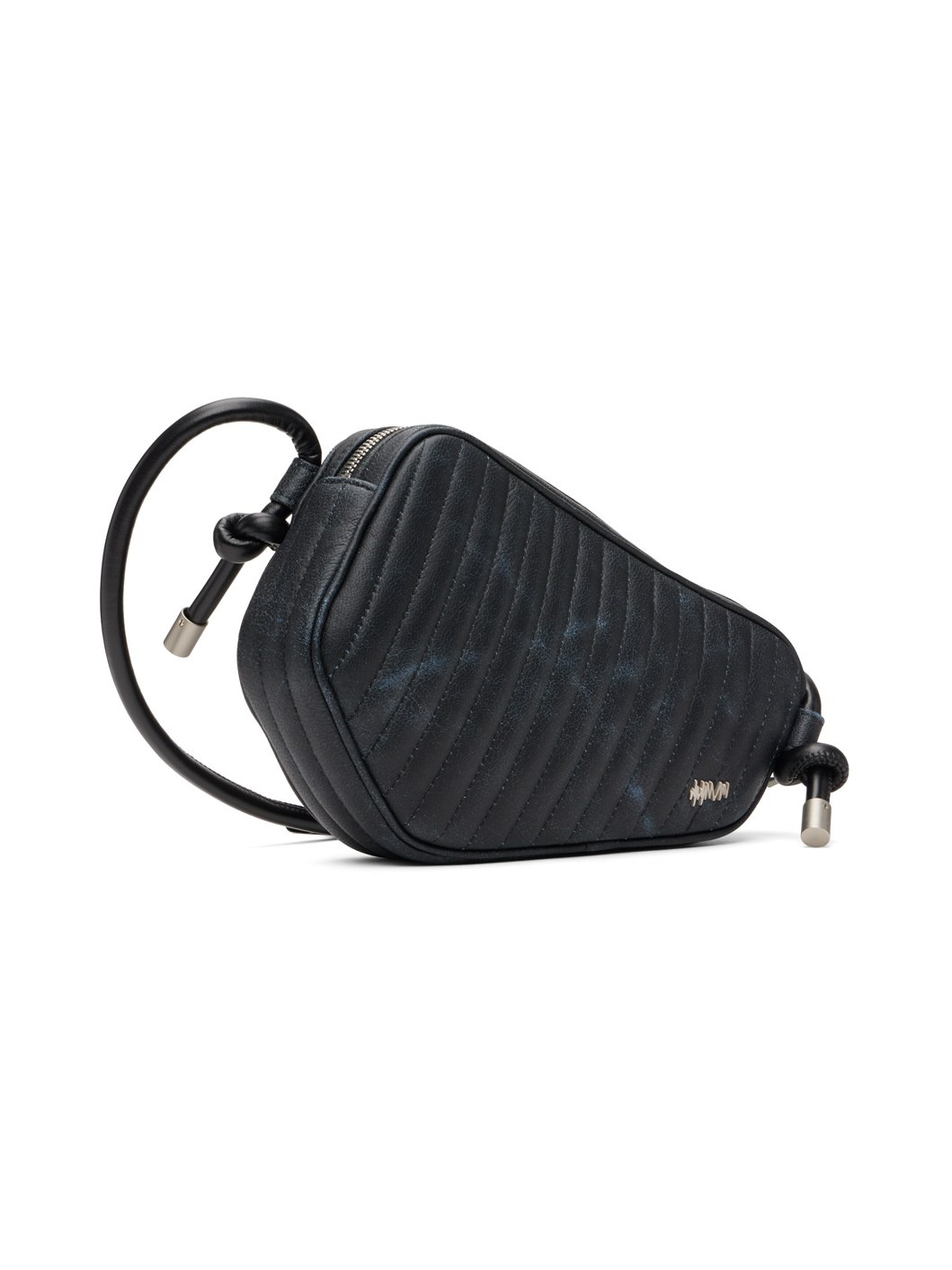 Navy & Black Asymmetrical Bag - 3