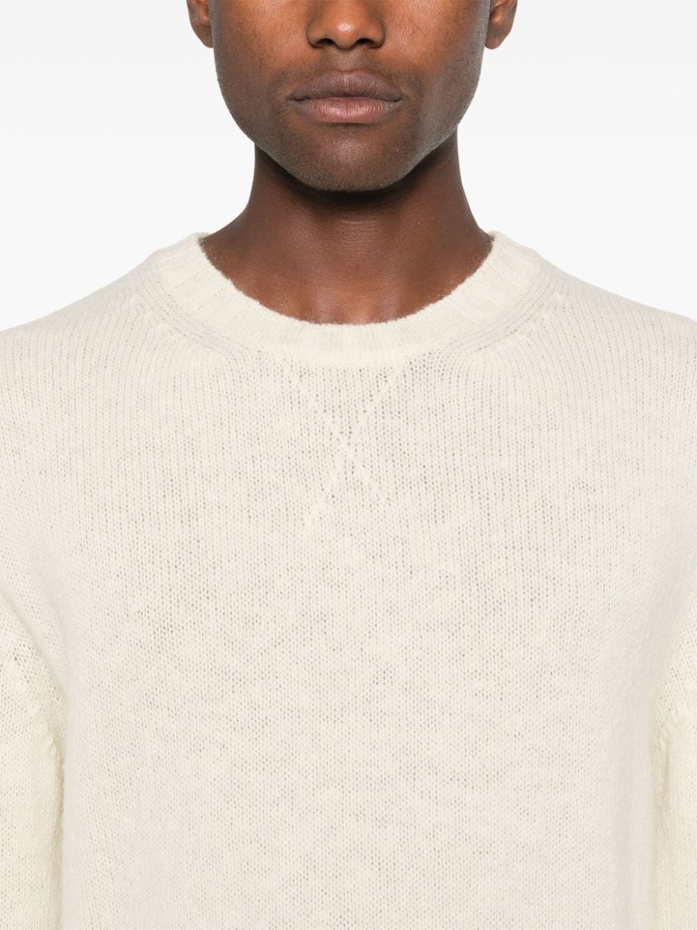 + ribbed-knit sweater - 5