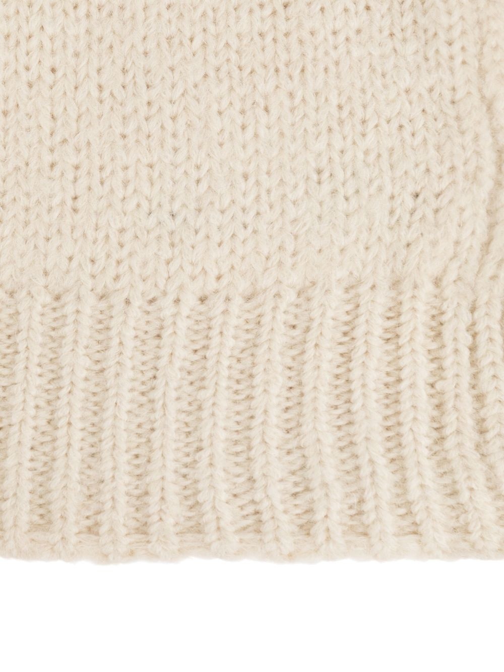 logo-patch scarf - 2