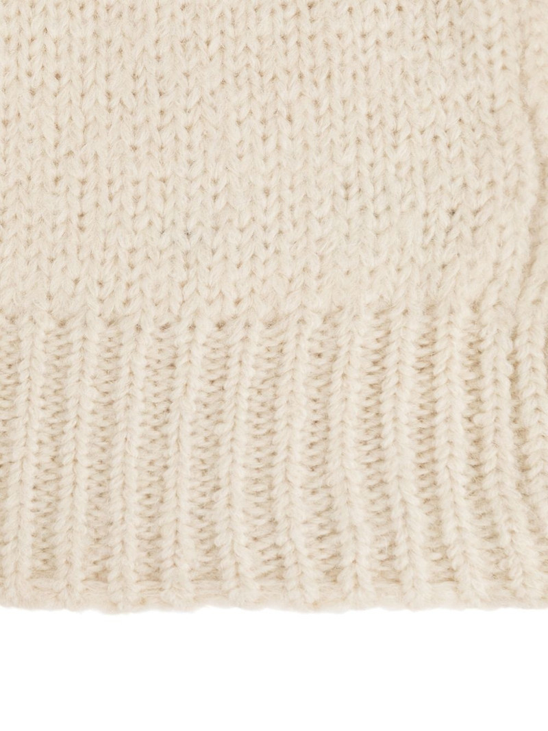 Jil Sander logo-patch scarf outlook