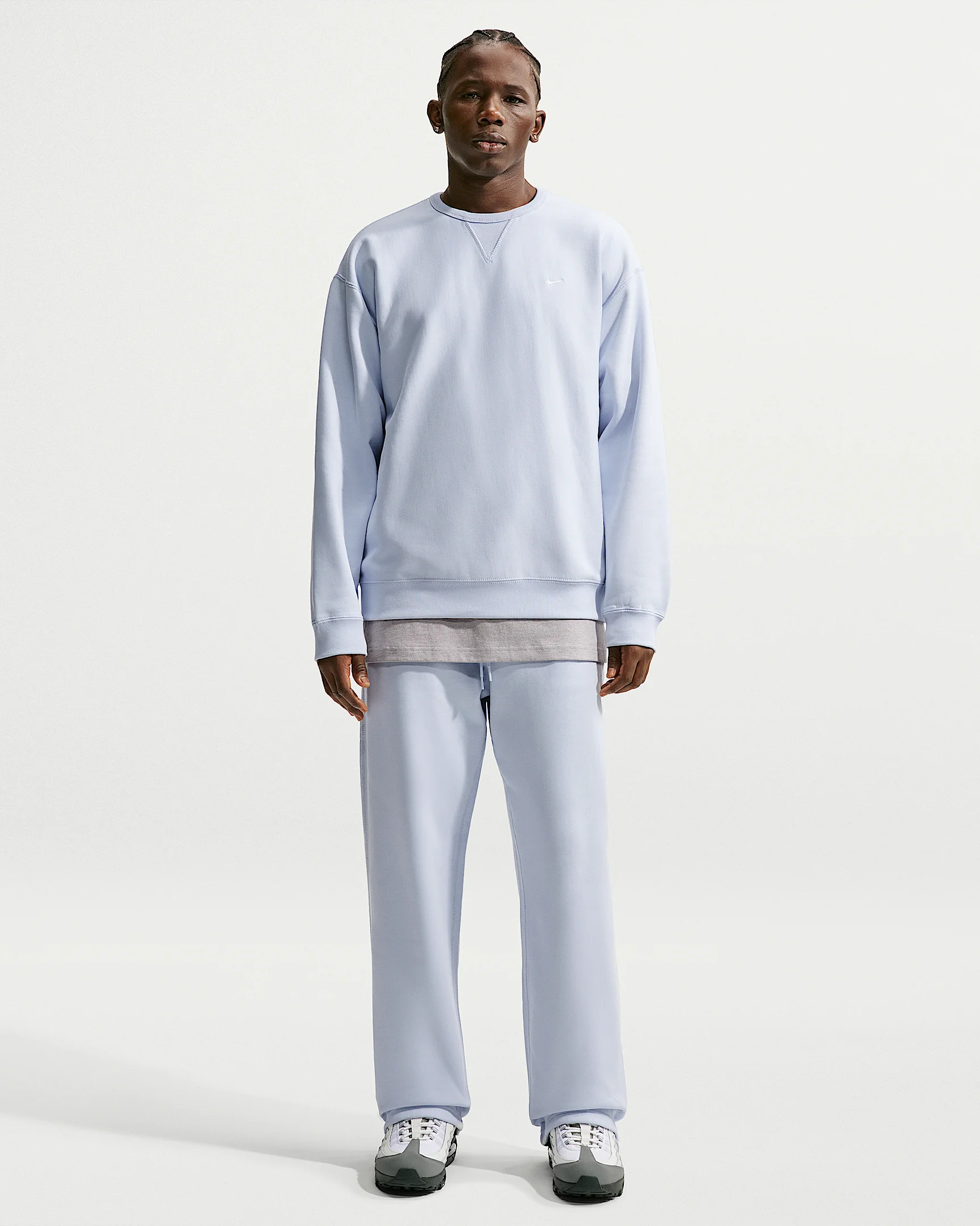 Nike Solo Swoosh Men's Fleece Open-Hem Pants - 1