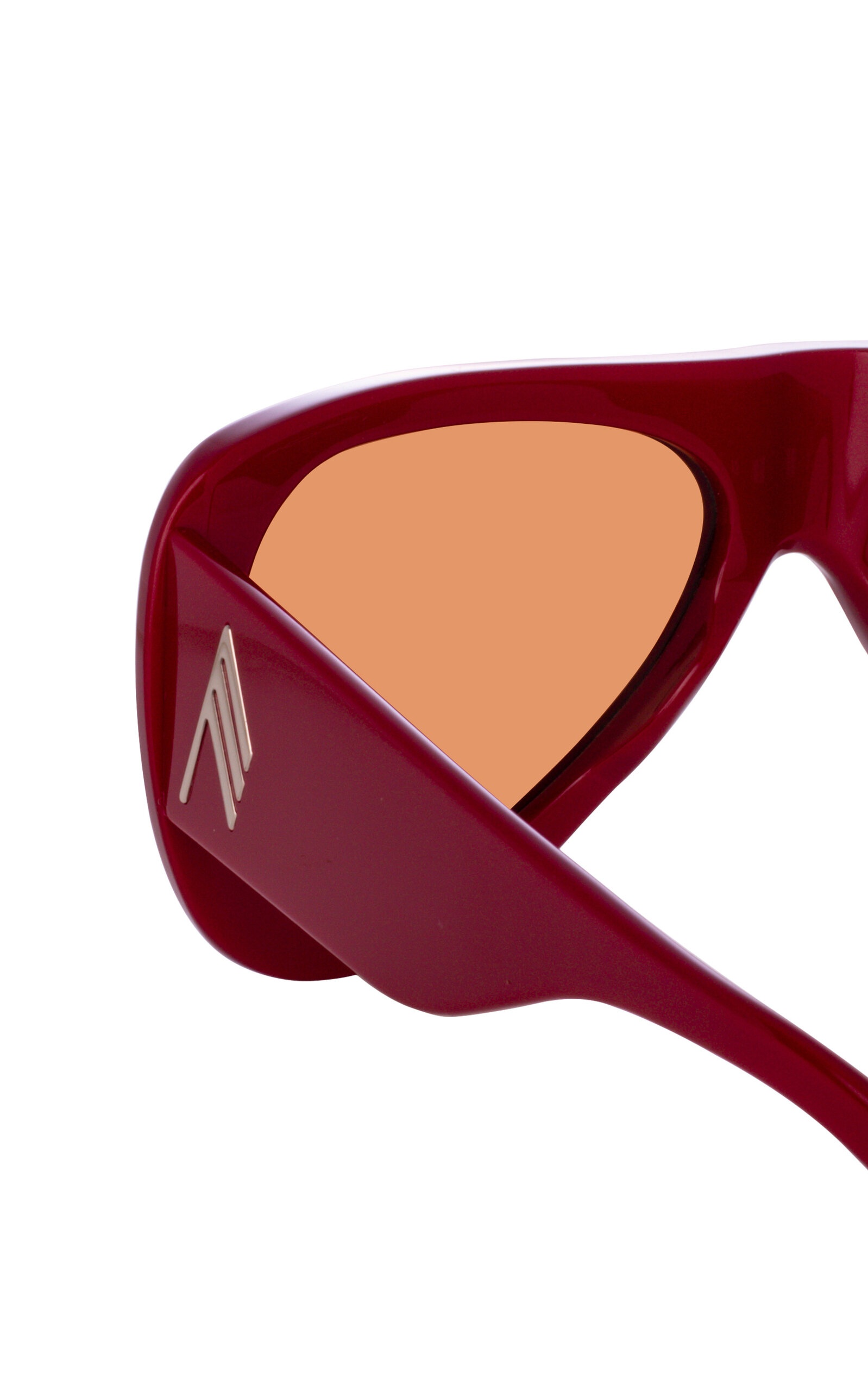 Edie Aviator-Frame Acetate Sunglasses red - 4
