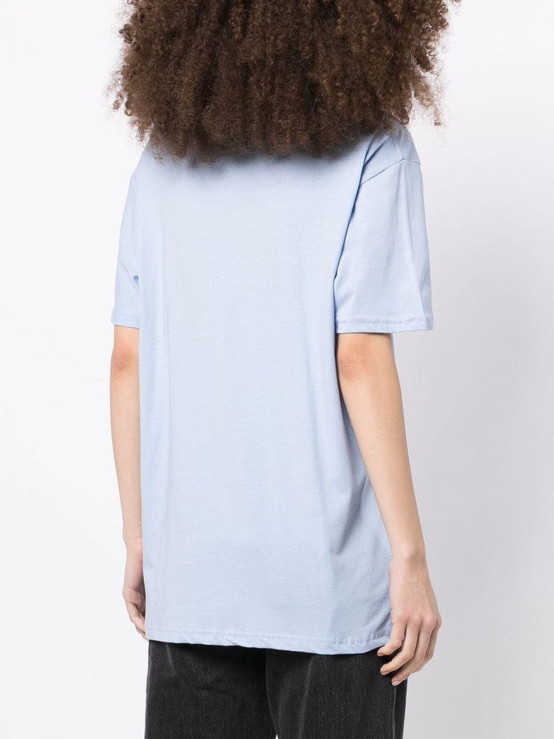 chest logo-print detail T-shirt 4