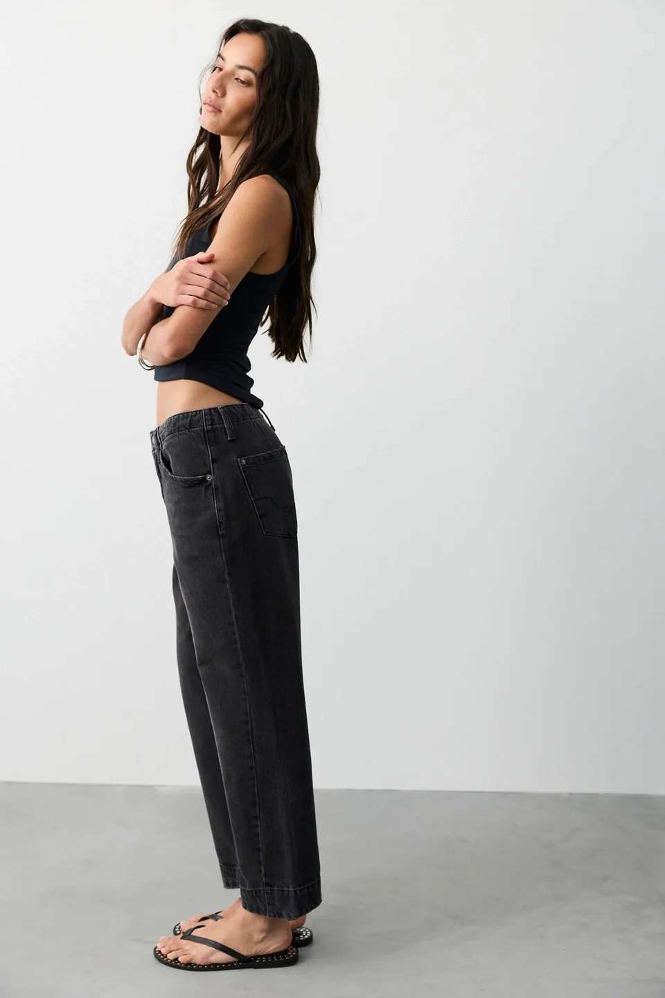 We The Free Leona Low-Rise Twisted Slim Jeans - 1