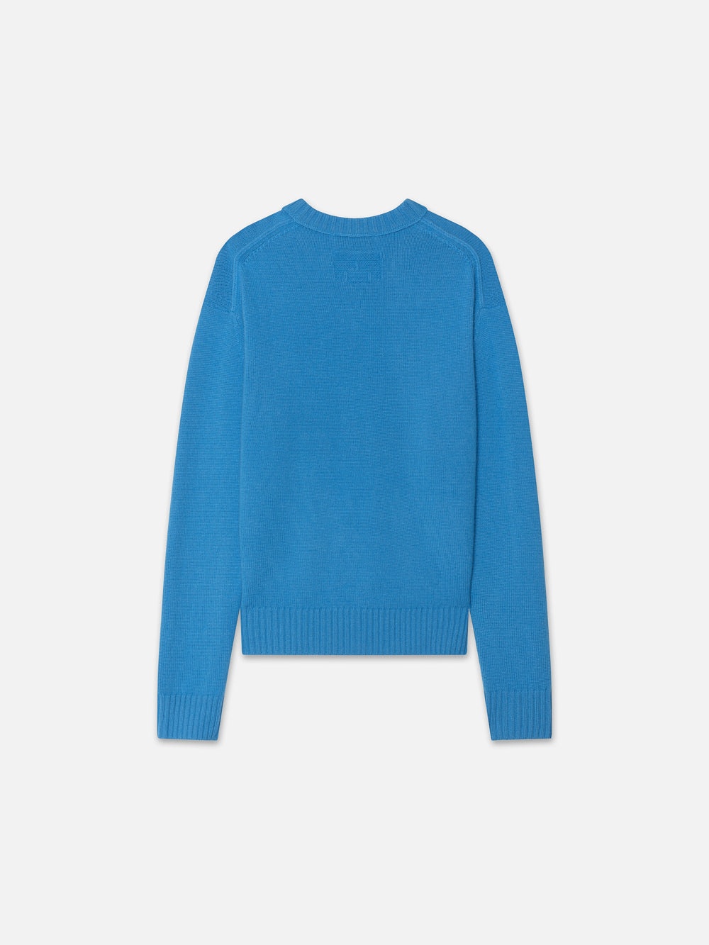 The Cashmere Crewneck Sweater in Pop Blue - 3
