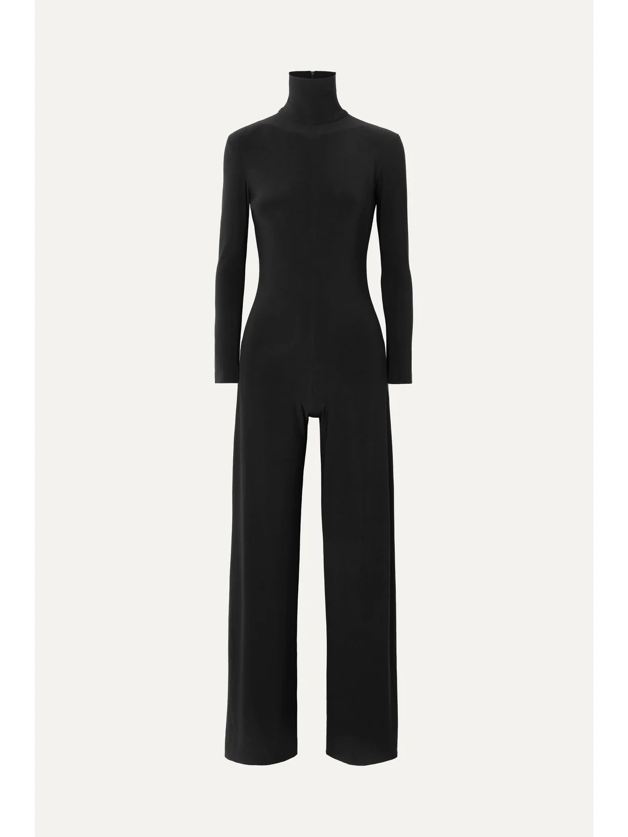 Stretch-jersey Turtleneck Jumpsuit - 1