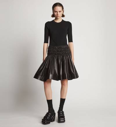 Proenza Schouler Plonge Leather Skirt outlook