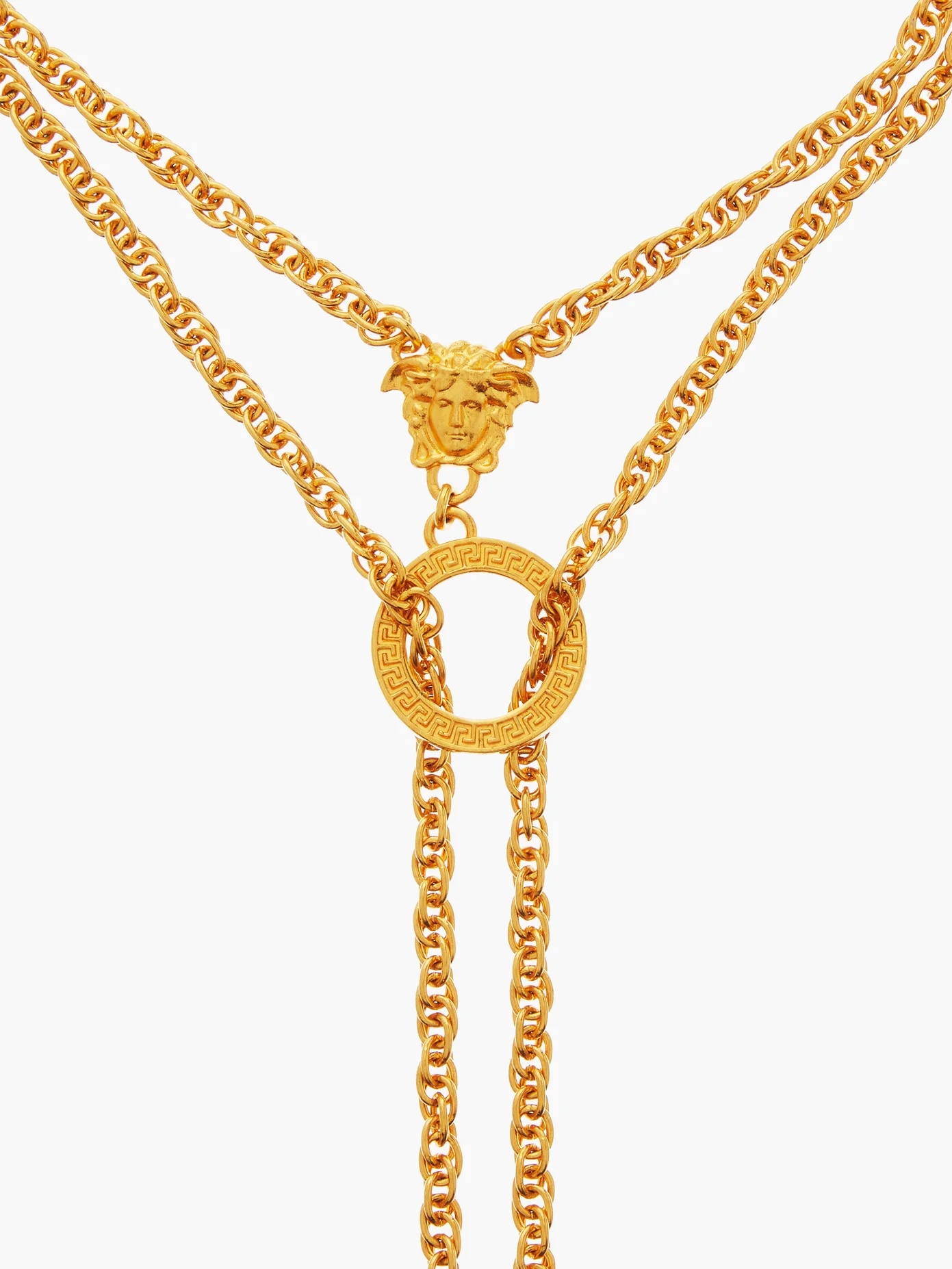 Medusa double-chain necklace - 3