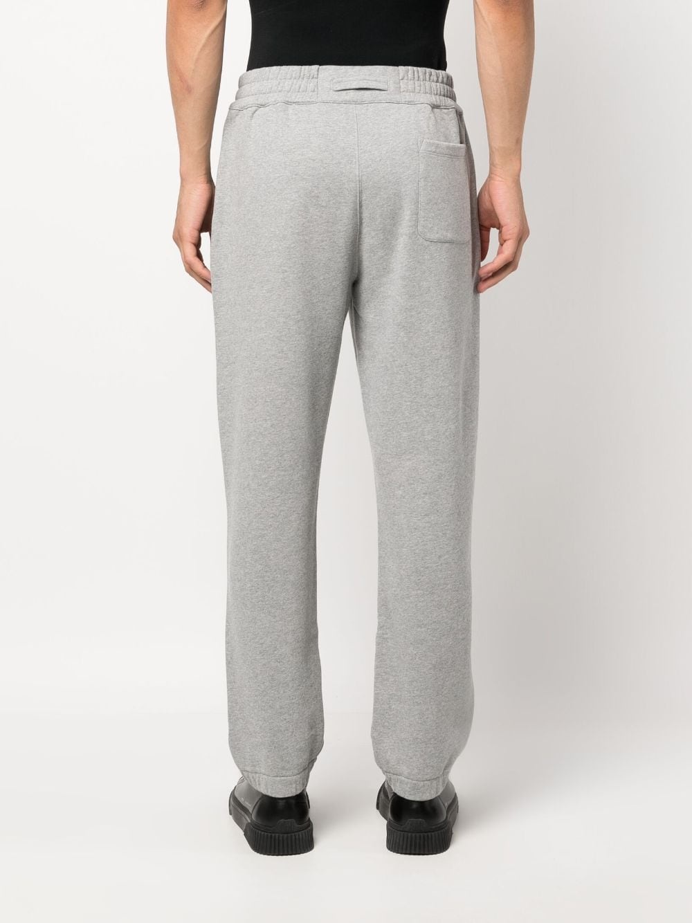 logo-appliquÃ© cotton track trousers - 7