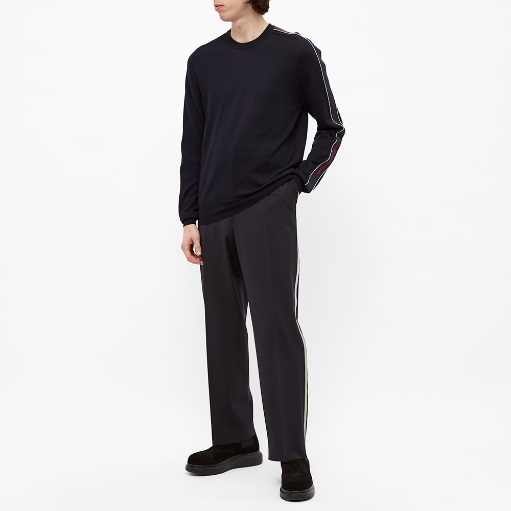 Alexander McQueen Logo Taping Crew Knit - 5