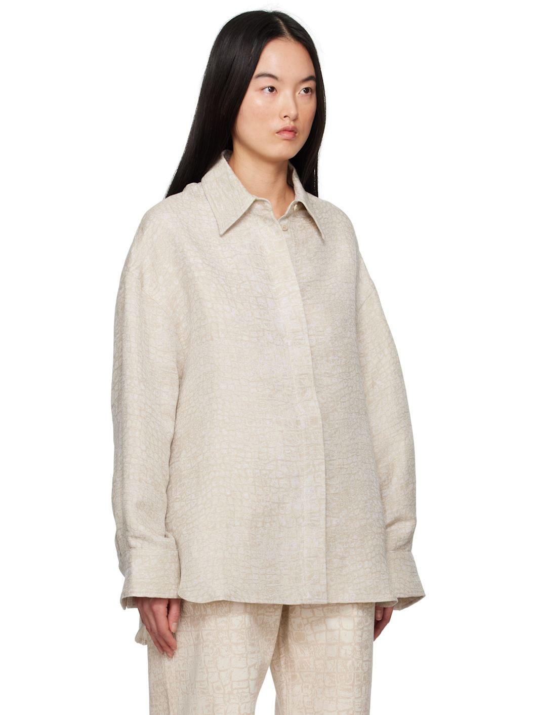 Beige La Croisière 'The Pasadena' Shirt - 2