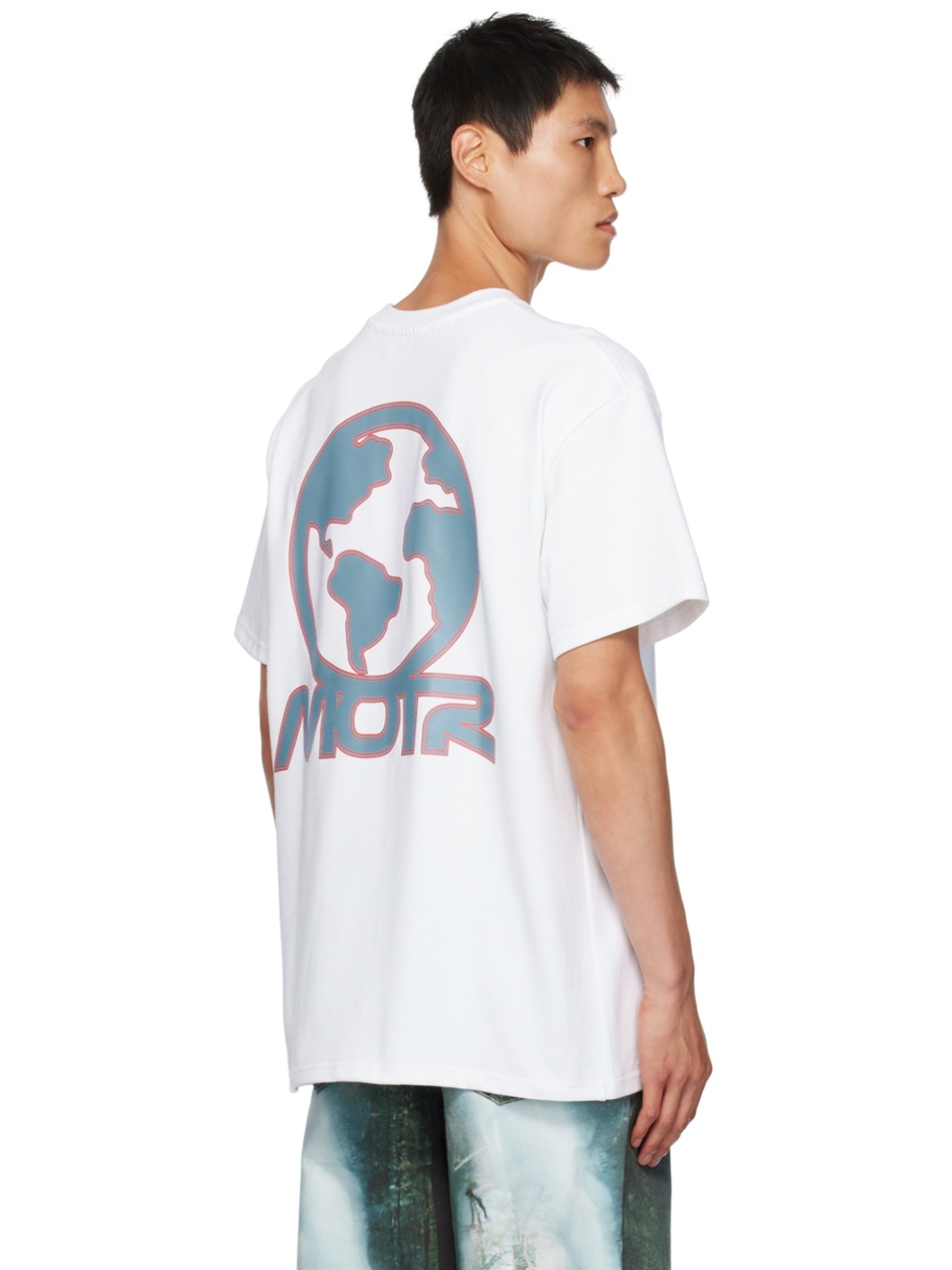 White Printed T-Shirt - 3