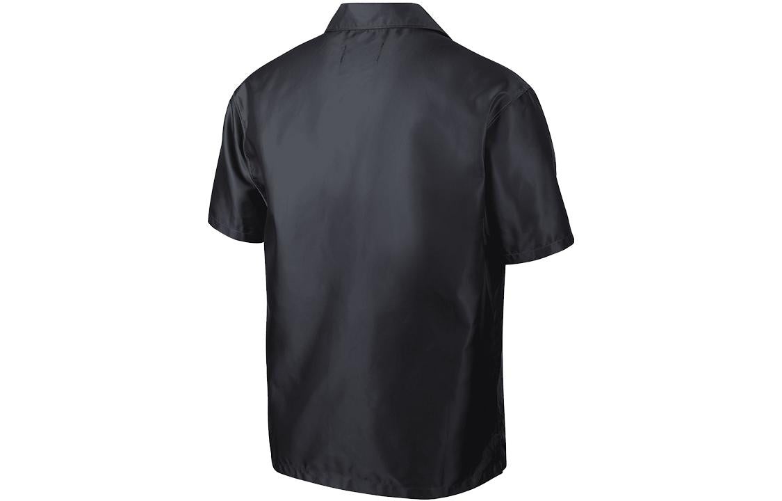 Men's Air Jordan Gradient Big Pocket Breathable Casual Short Sleeve Shirt Black CZ4821-022 - 2
