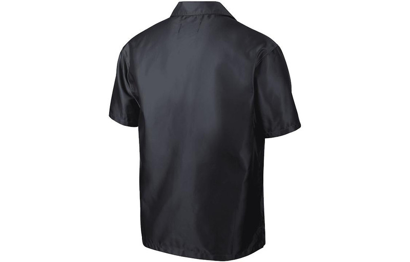 Jordan Men's Air Jordan Gradient Big Pocket Breathable Casual Short Sleeve Shirt Black CZ4821-022 outlook